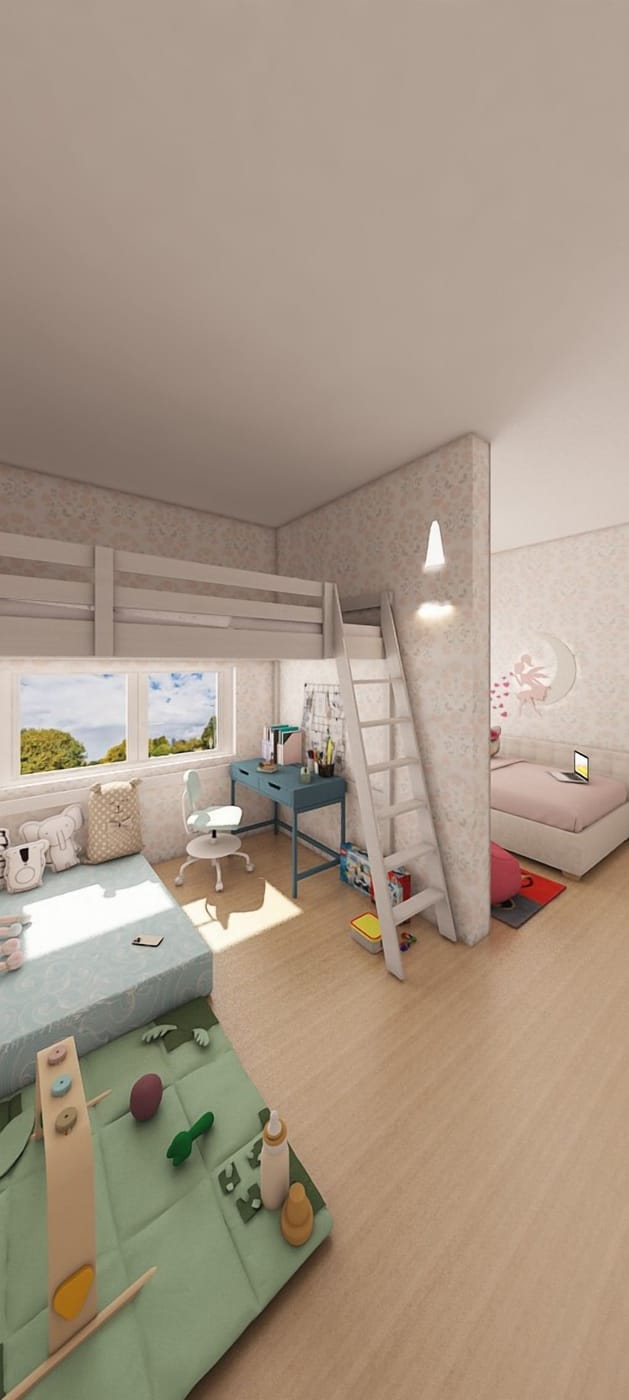 Scandinavian kids room
