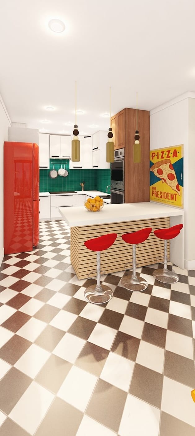 Retro kitchen