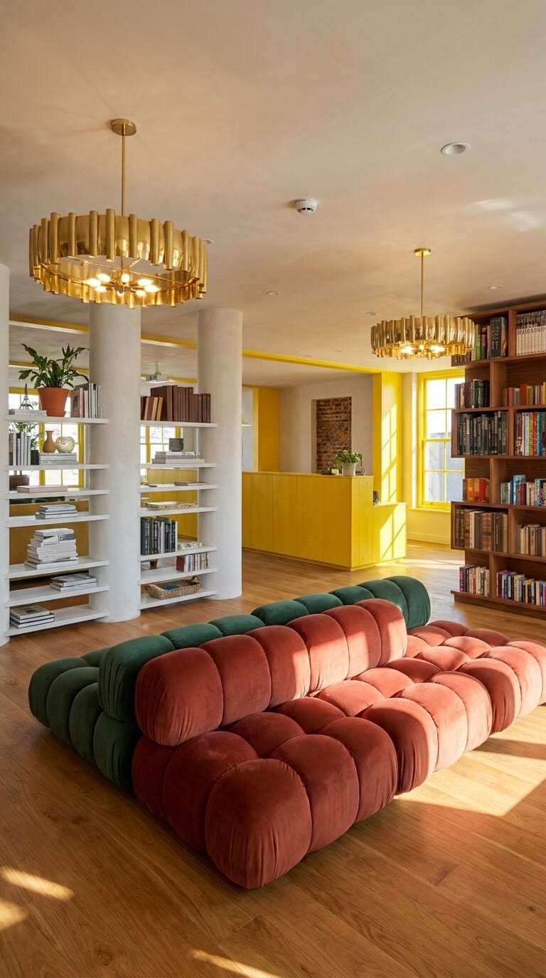 Eclectic living room