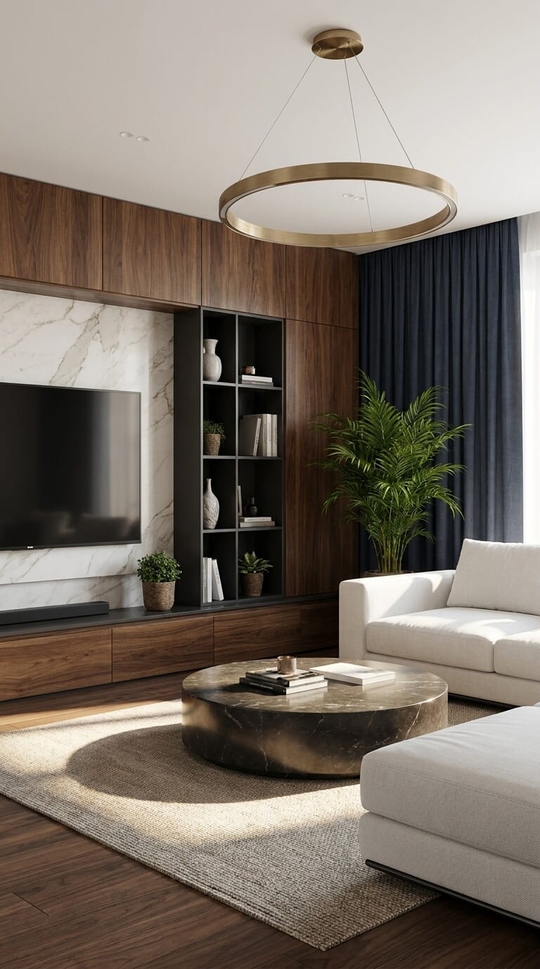 Mid-century living room