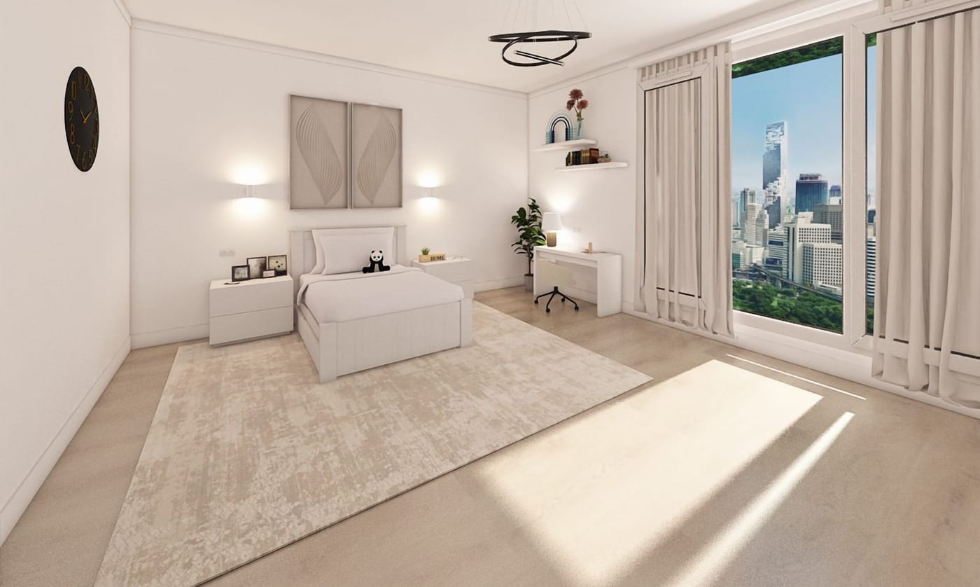 Mid-century bedroom