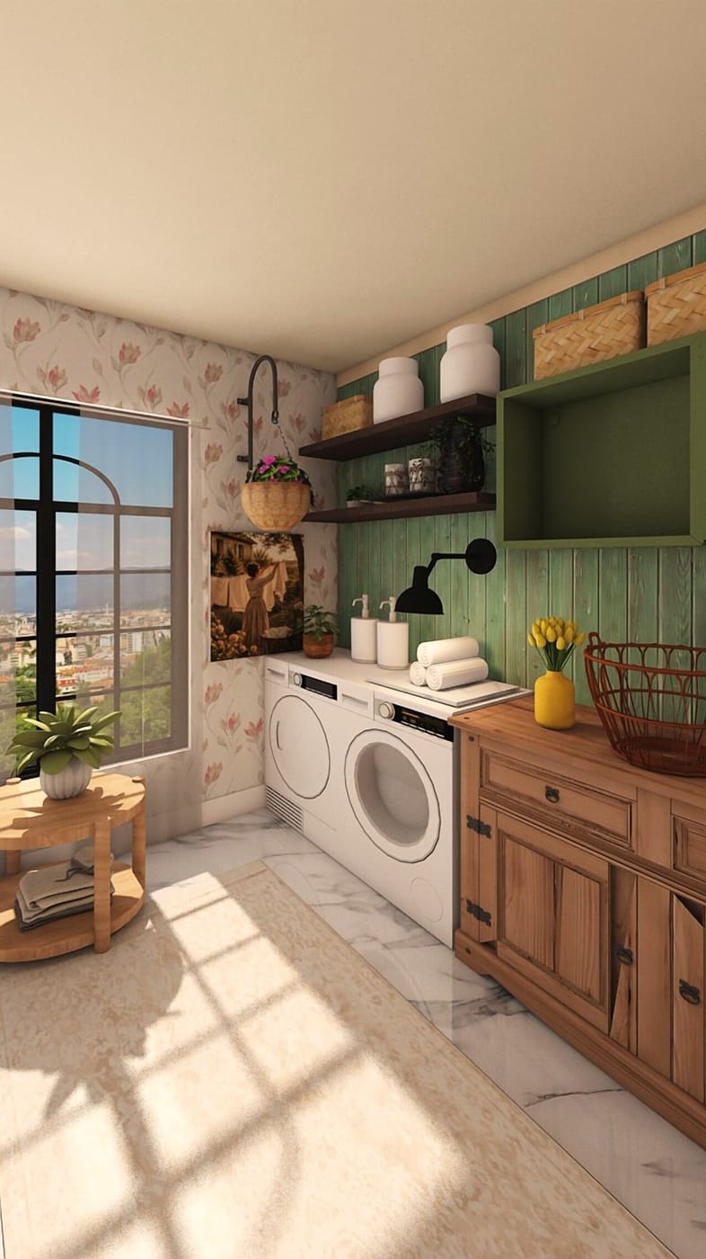 Farmhouse laundry room