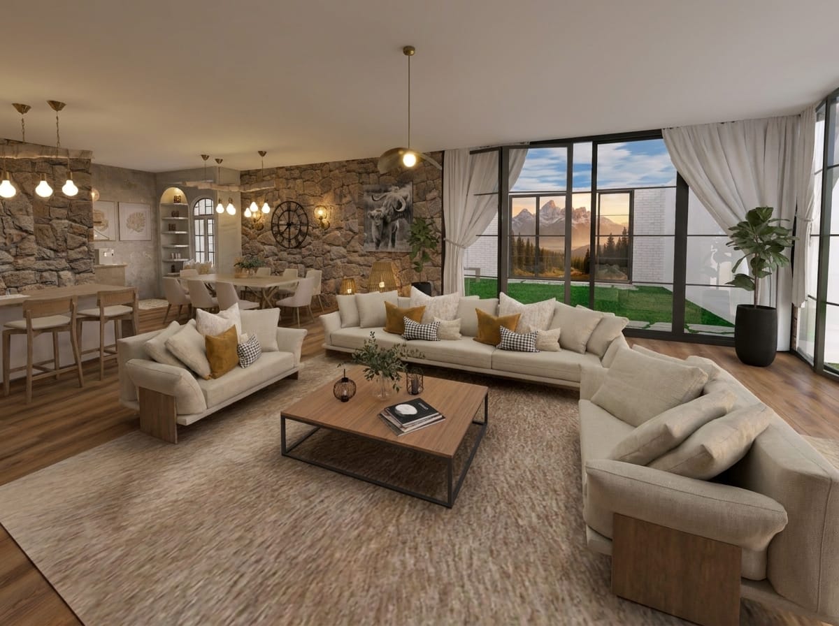 Farmhouse living room