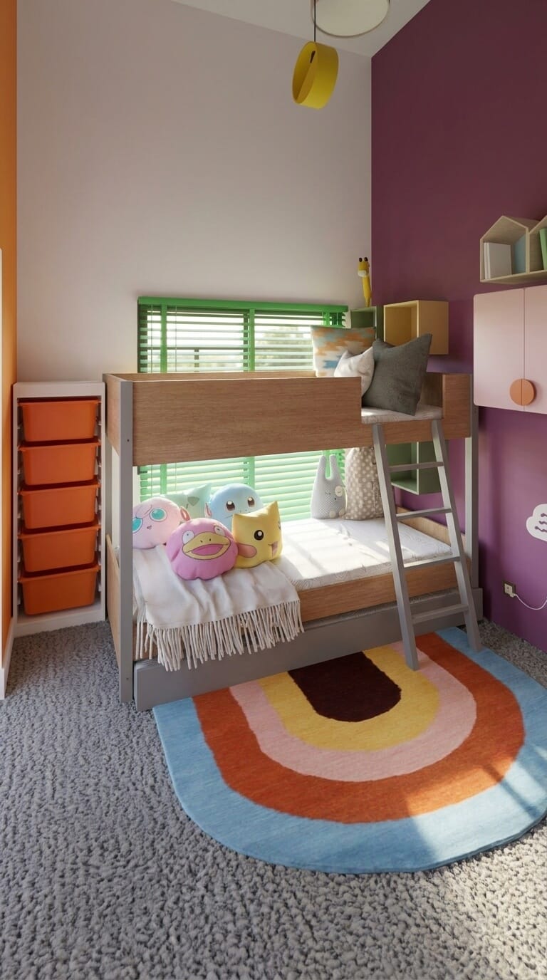 Boho kids room