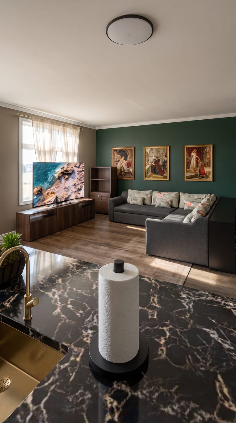 Mid-century living room