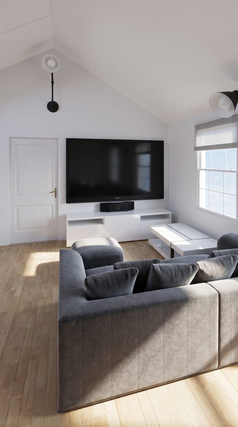 Mid-century living room