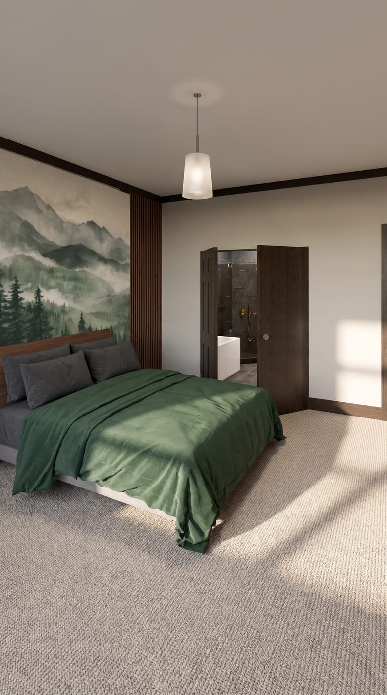 Mid-century bedroom
