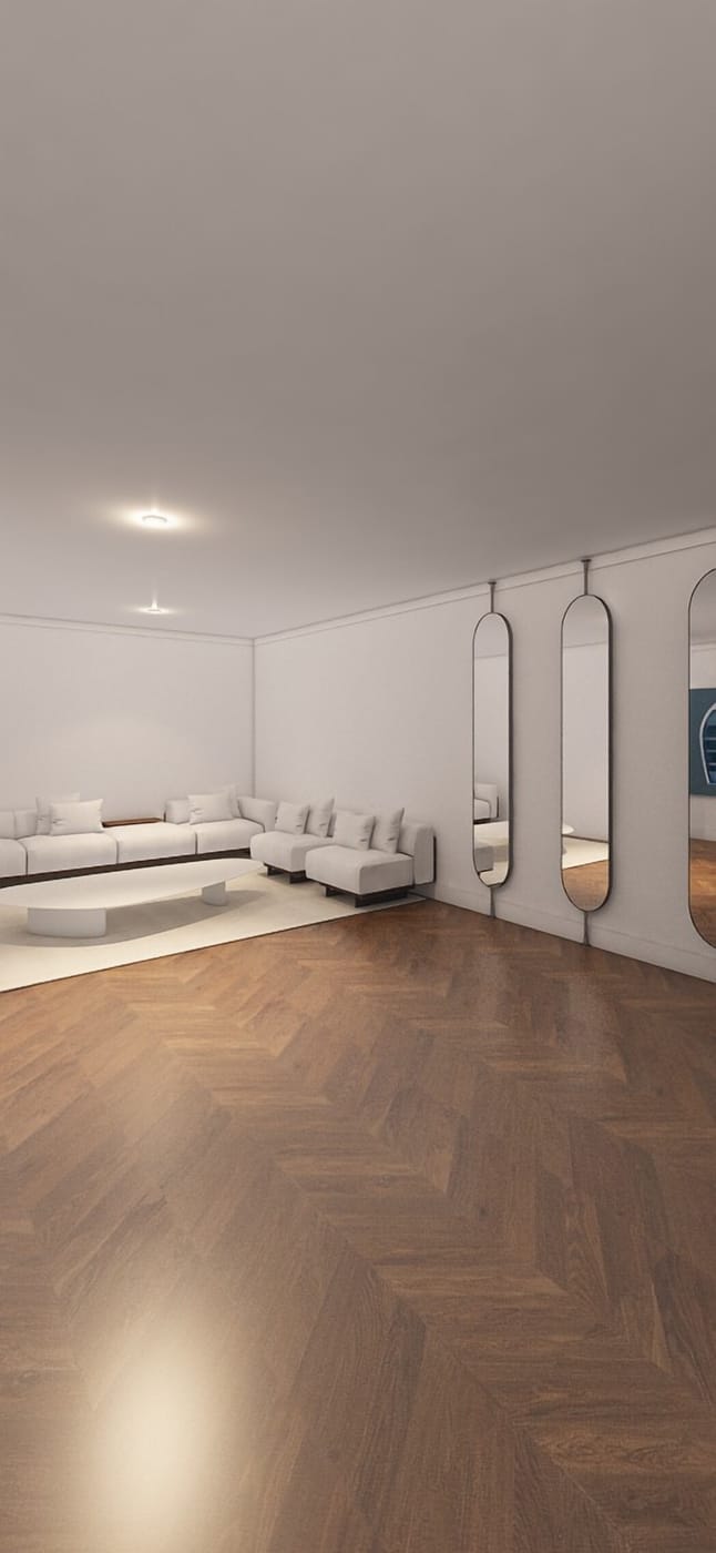 Mid-century living room