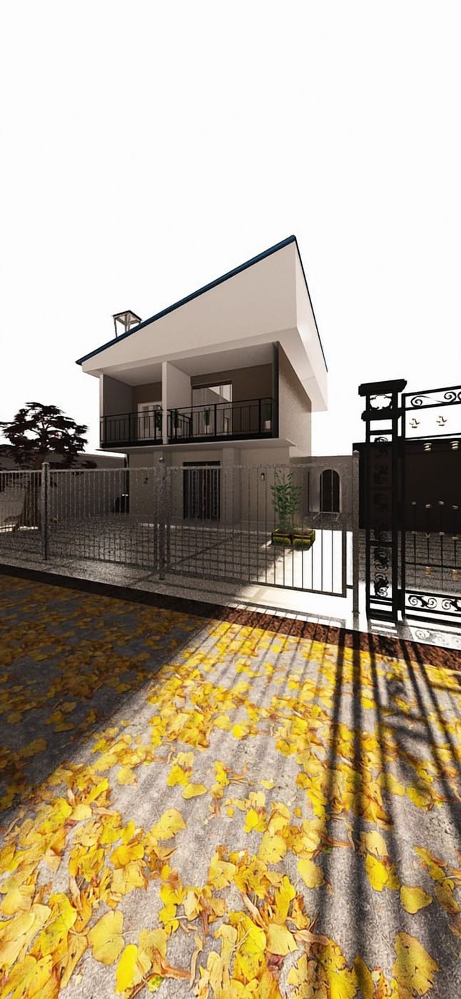 Contemporary outdoor space
