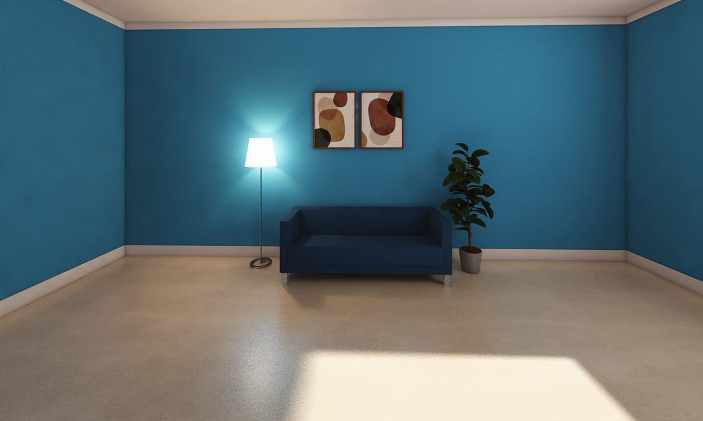 Mid-century living room