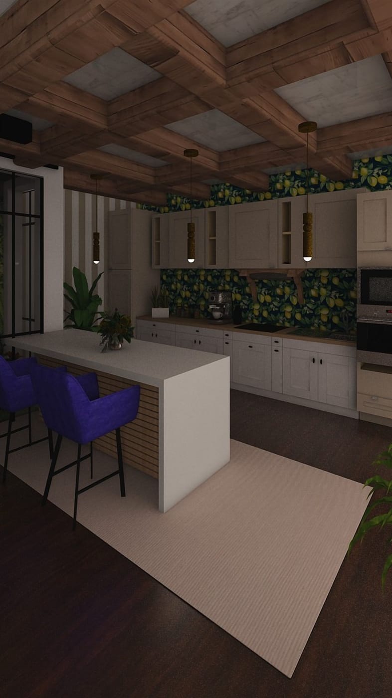 Eclectic kitchen