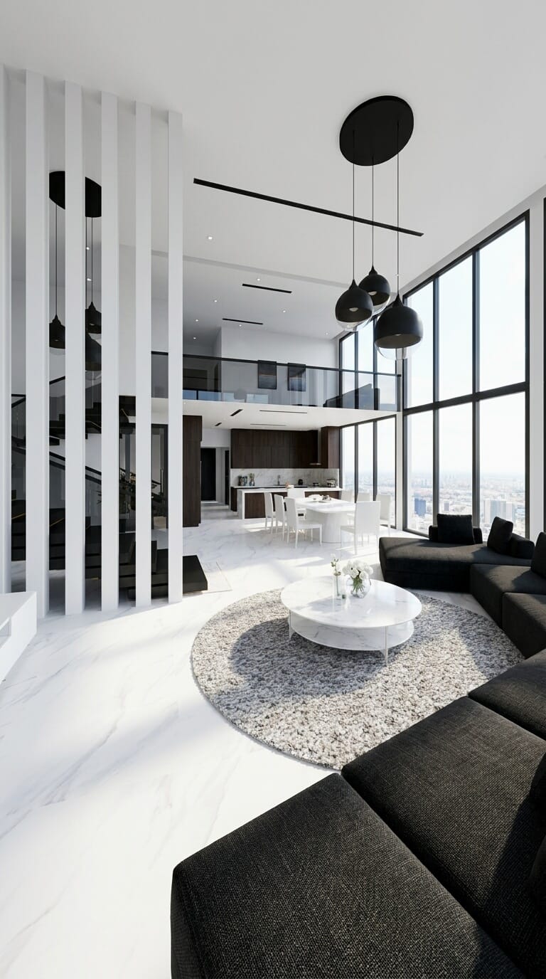 Mid-century living room