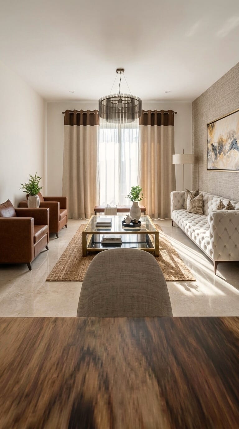 Mid-century living room