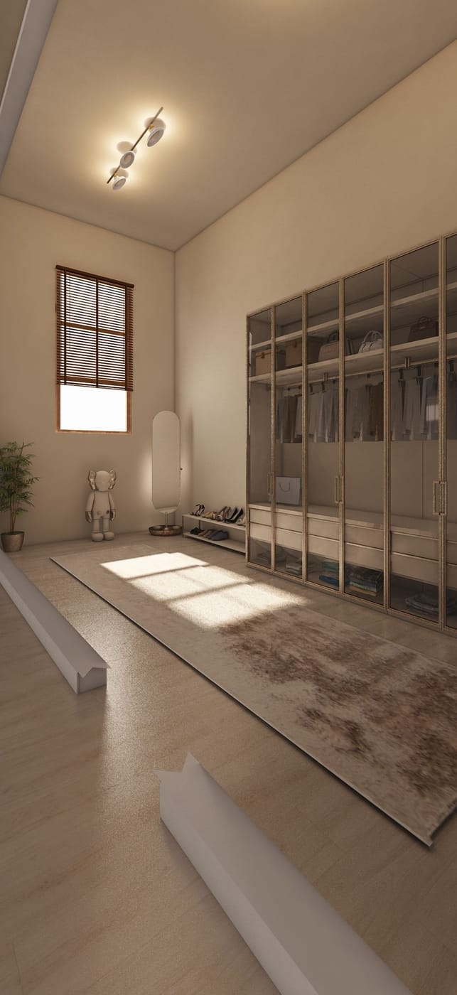 Mid-century closet