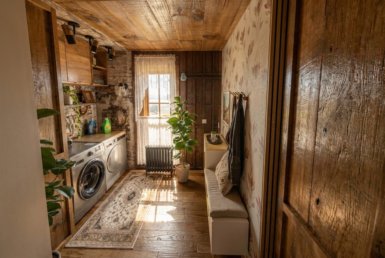 Farmhouse laundry room