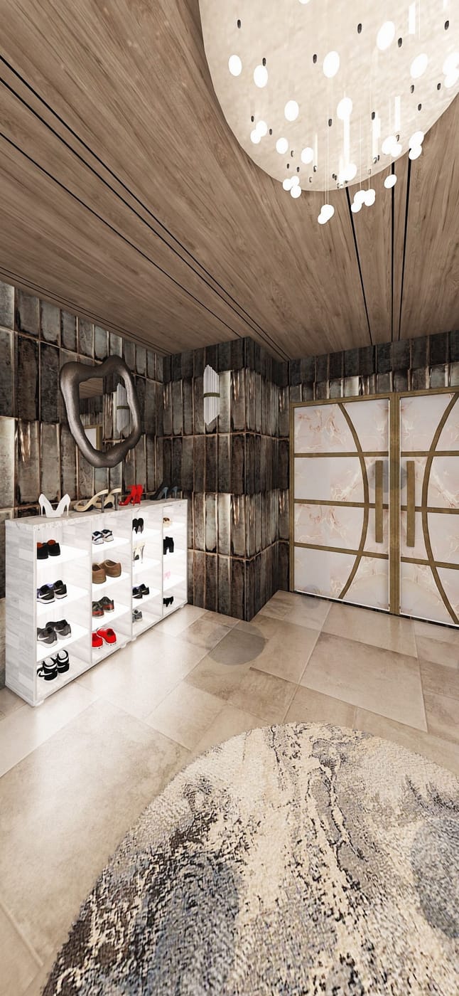 Mid-century closet