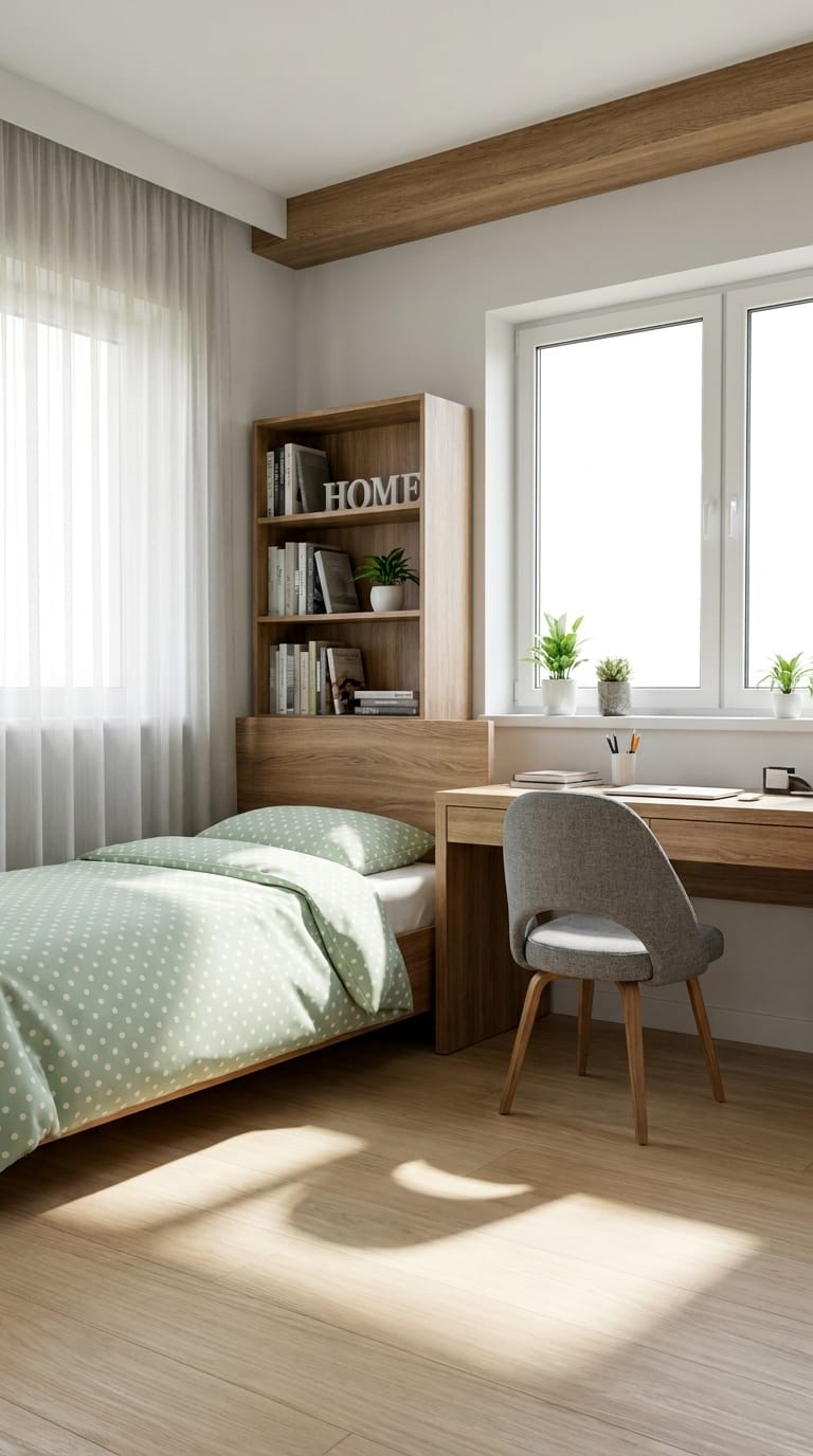 Mid-century bedroom