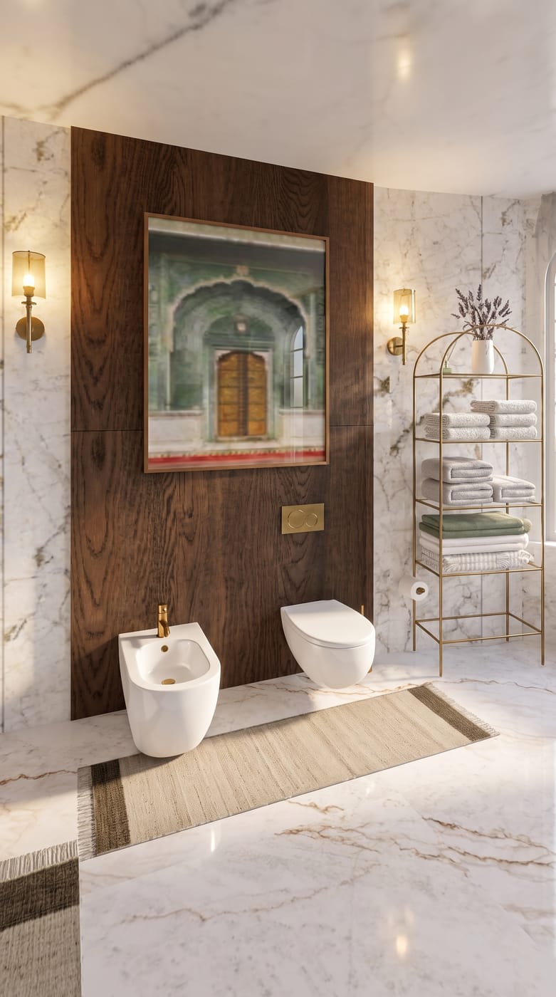 Mid-century bathroom
