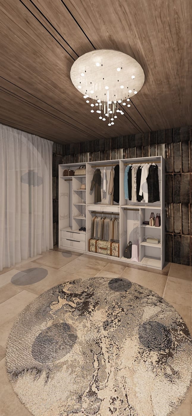 Mid-century closet