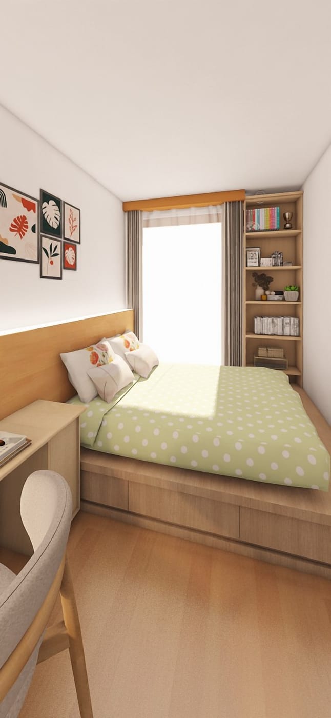 Scandinavian bedroom