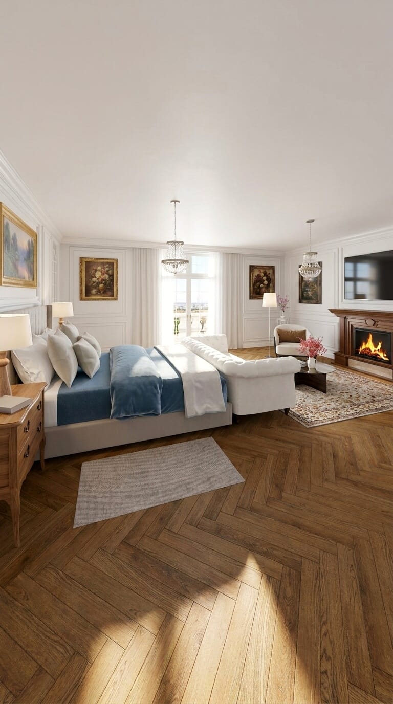 Traditional bedroom