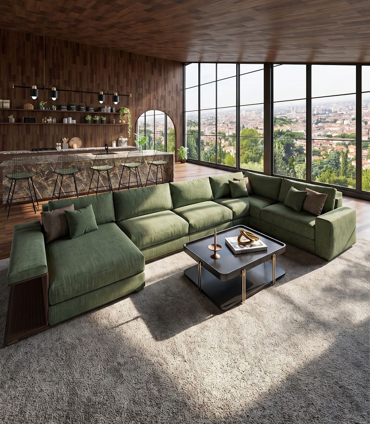 Industrial living room