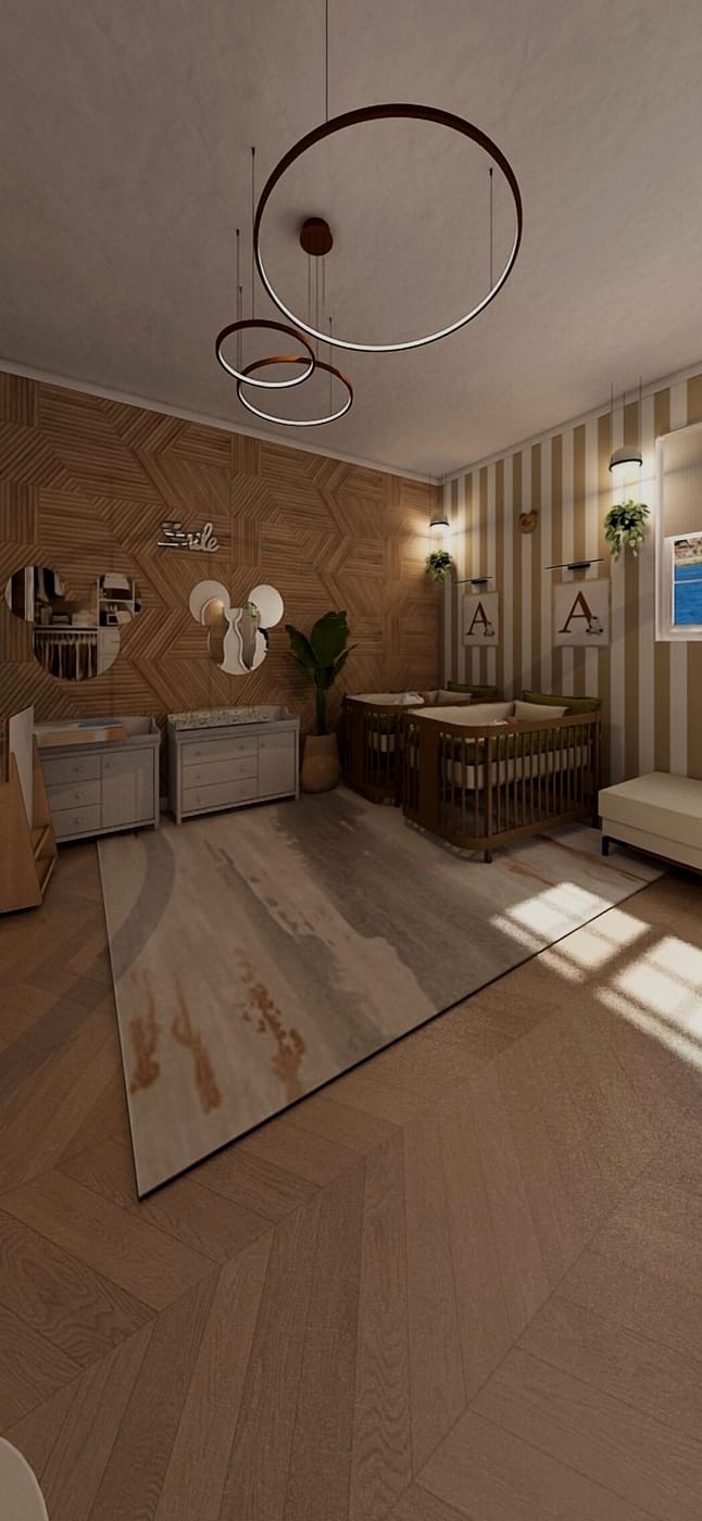 Mid-century bedroom