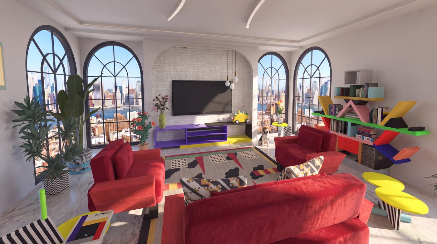 Memphis living room
