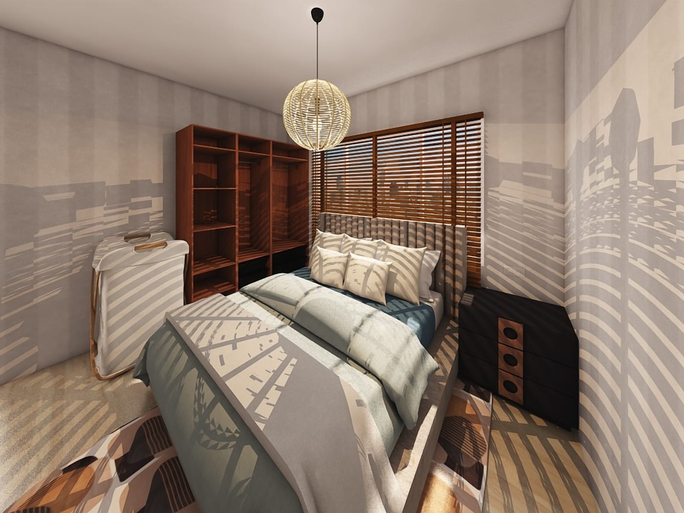Contemporary bedroom