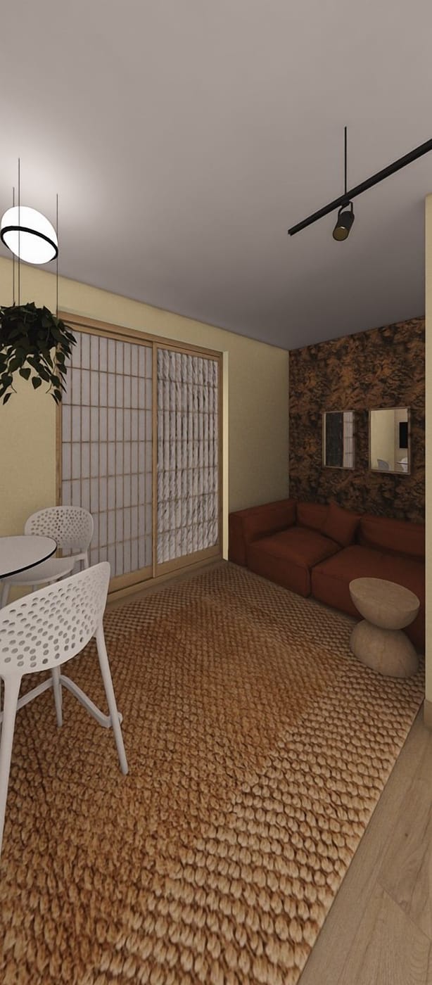 Japandi living room