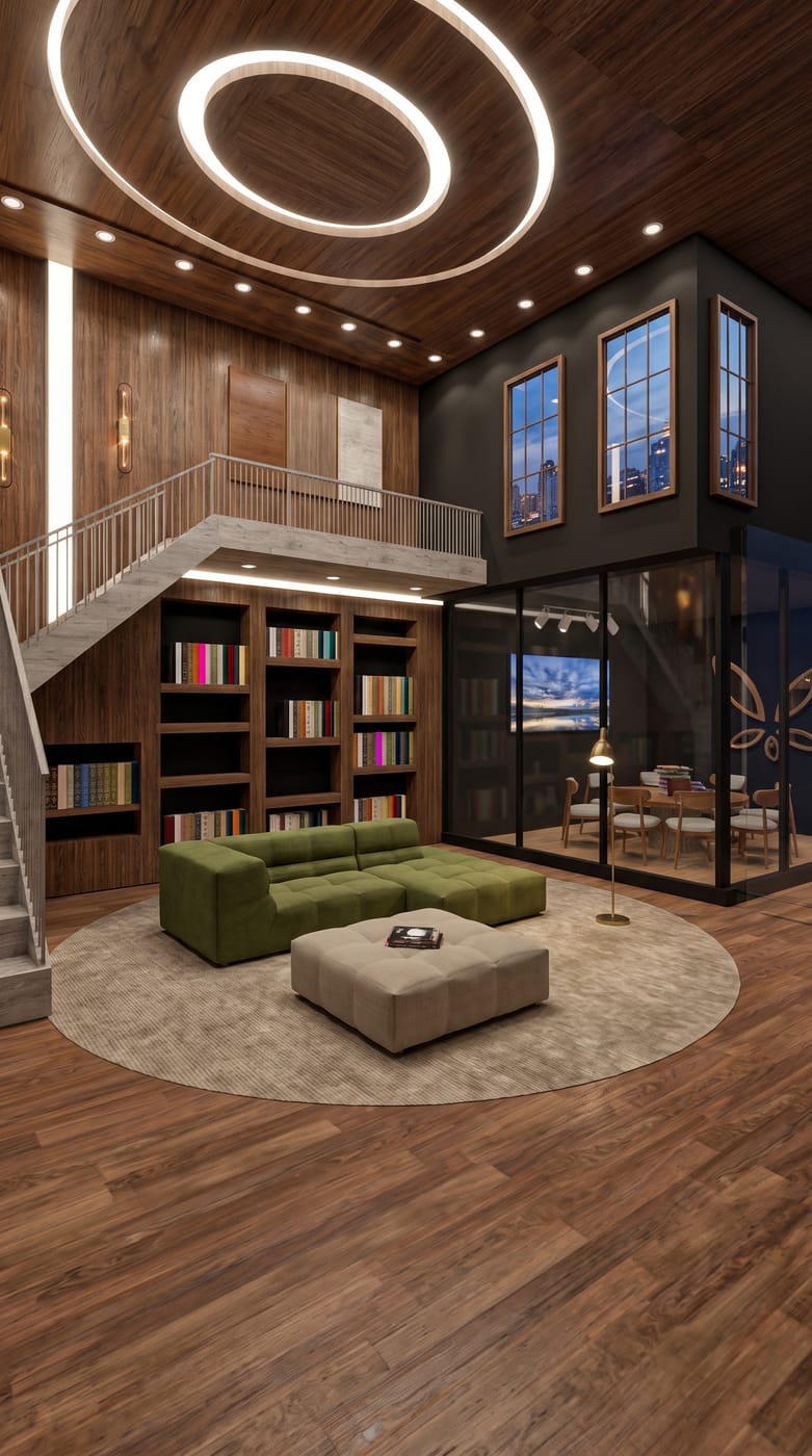 Industrial living room
