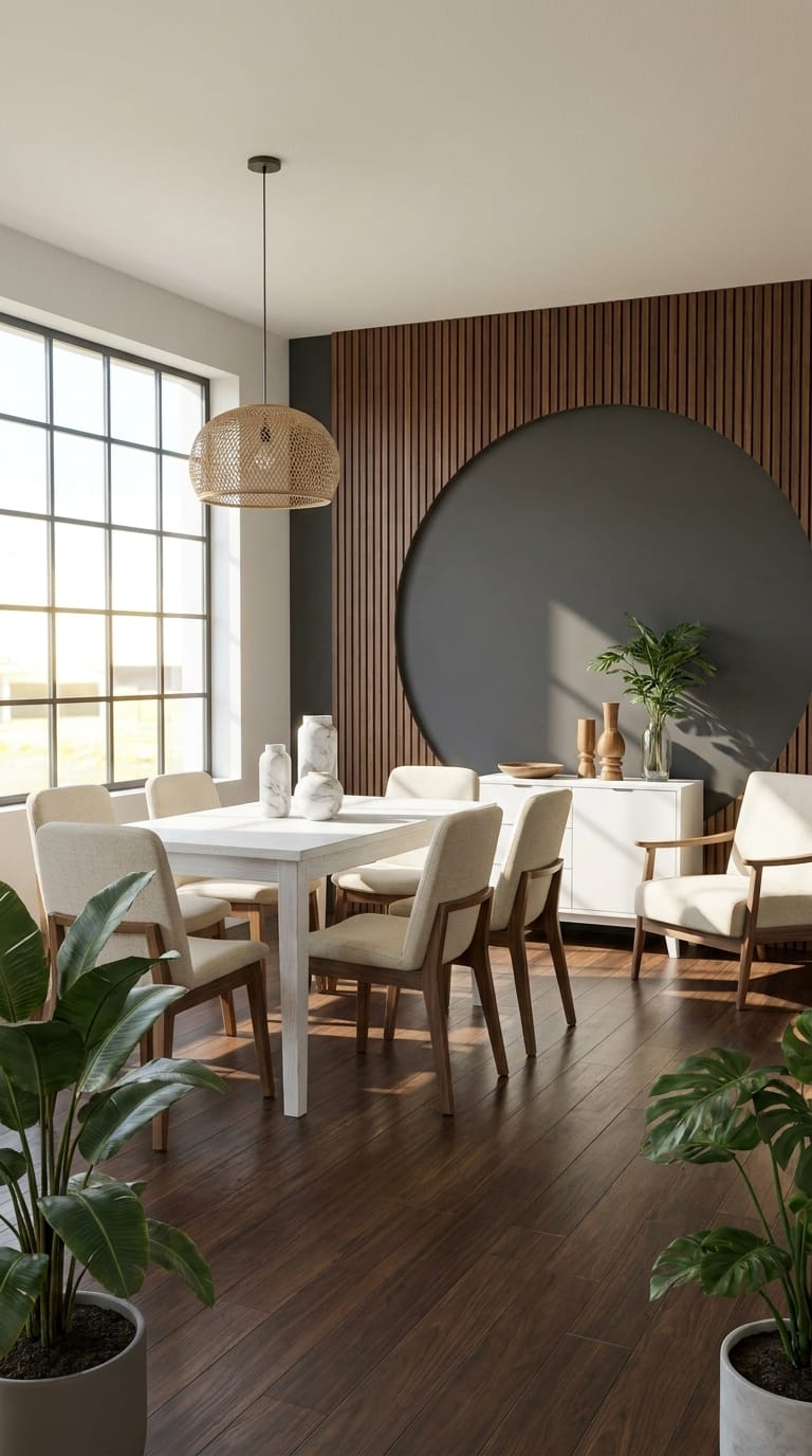 Japandi dining room