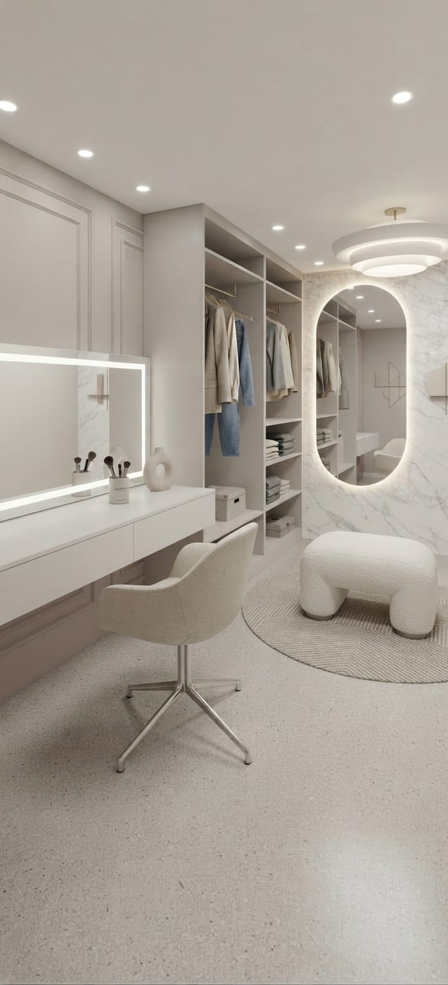Contemporary closet