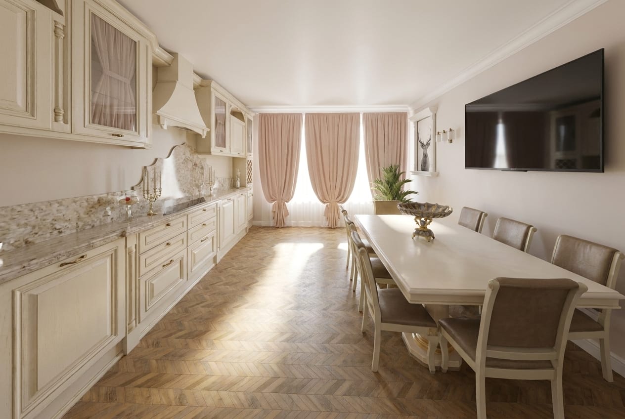 Neoclassical kitchen