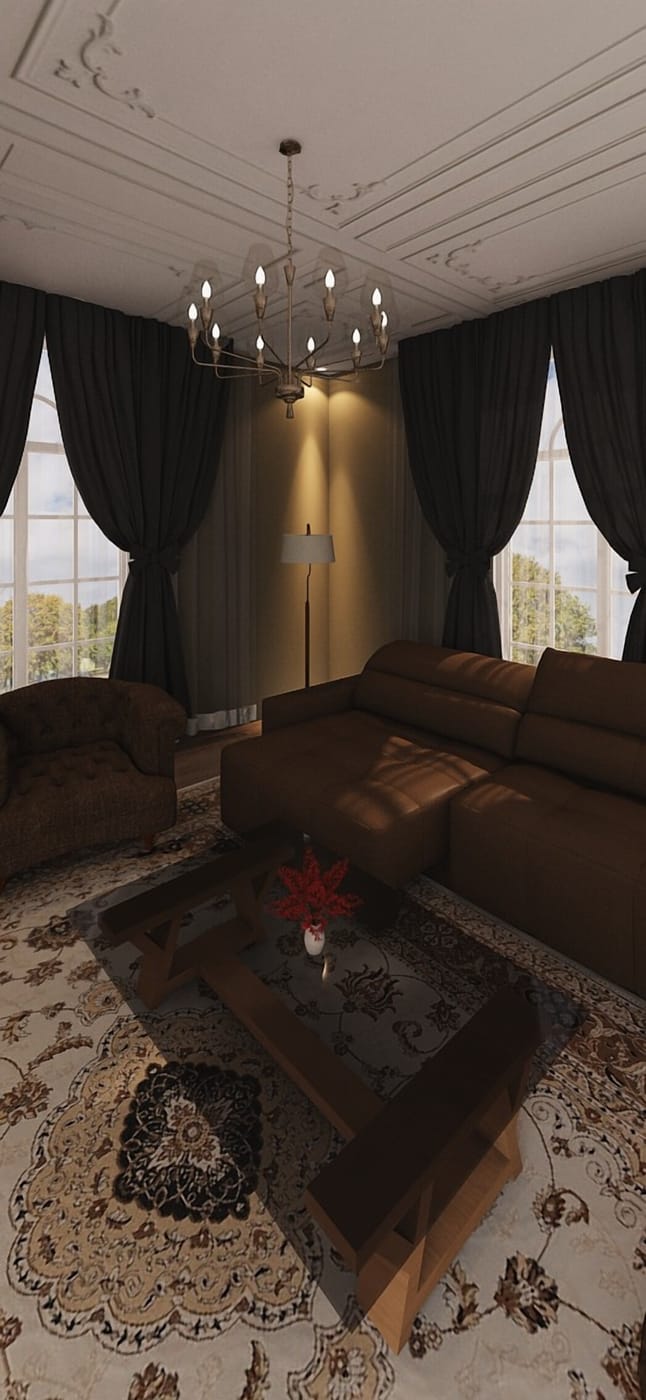 Traditional living room