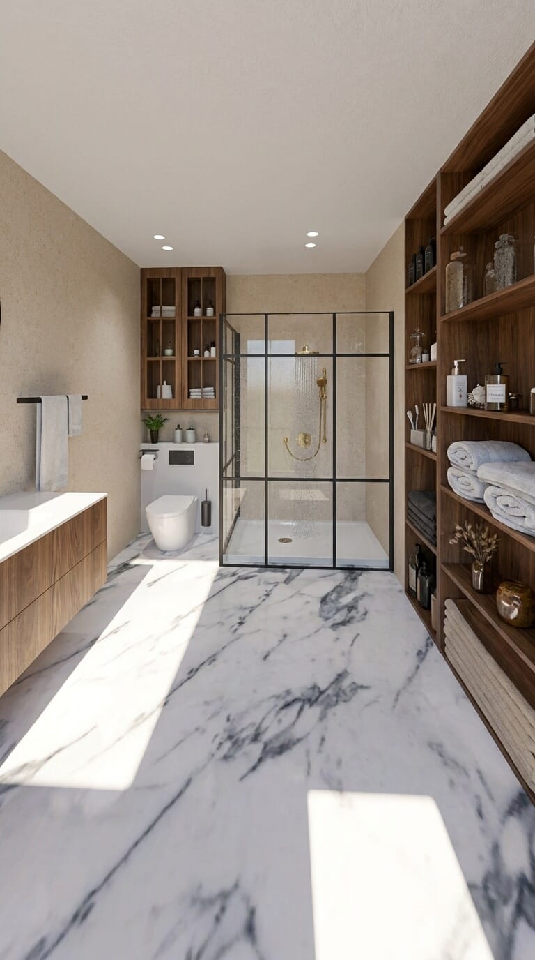 Mid-century bathroom