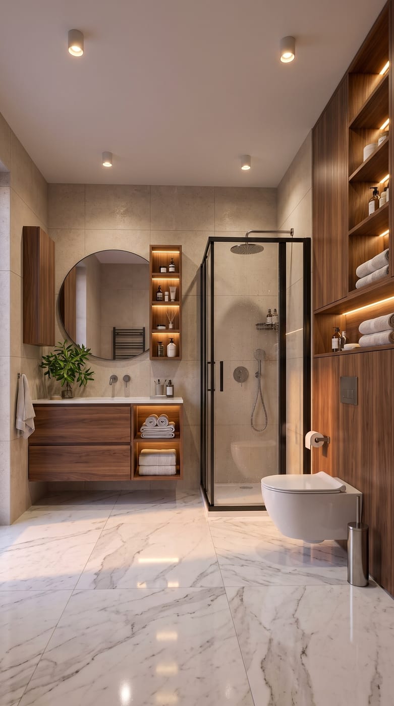 Mid-century bathroom