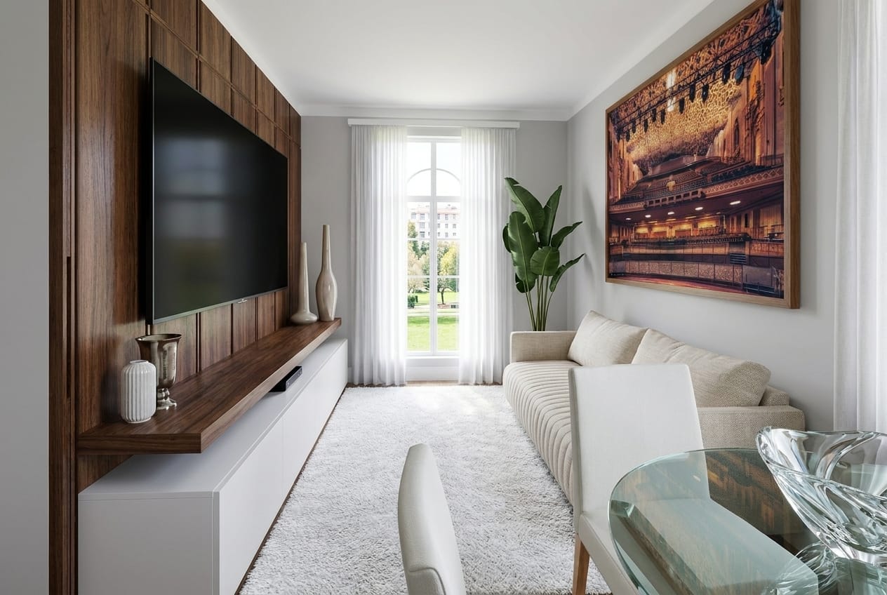 Mid-century living room