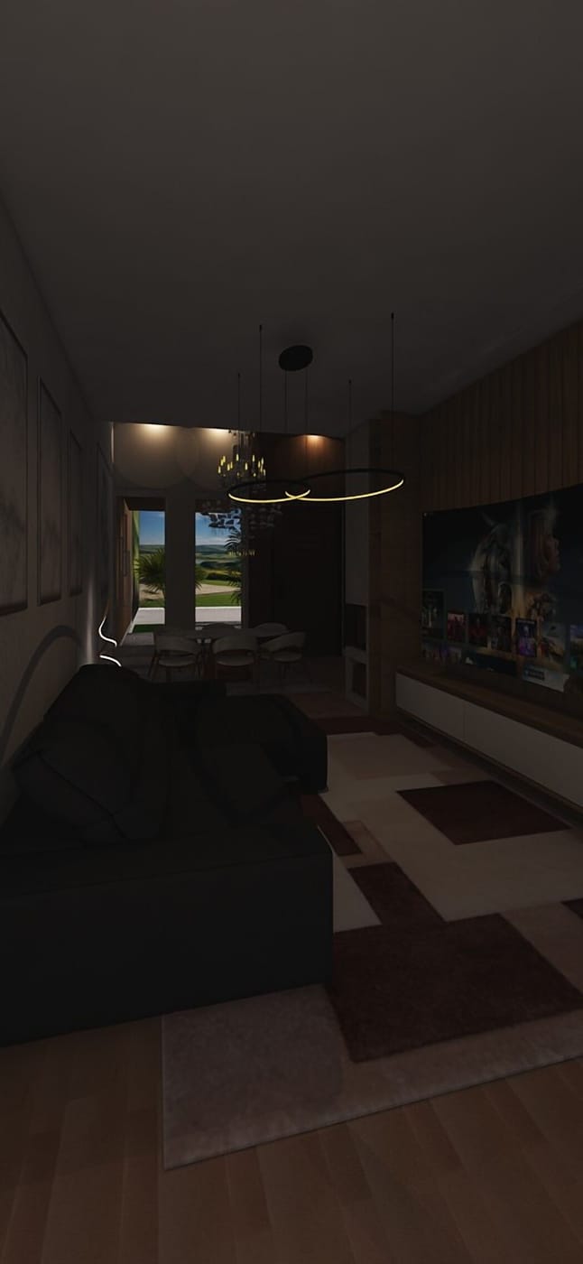 Mid-century living room