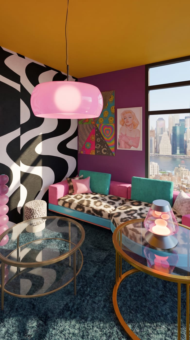 Retro living room