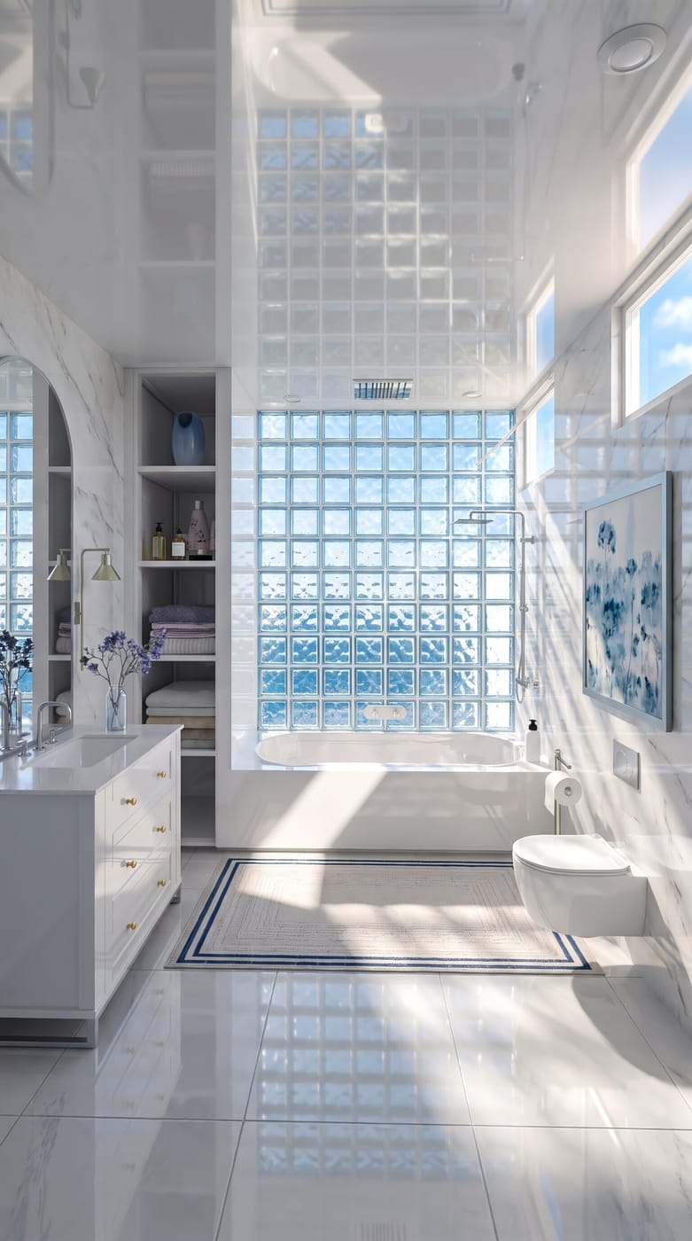 Mid-century bathroom