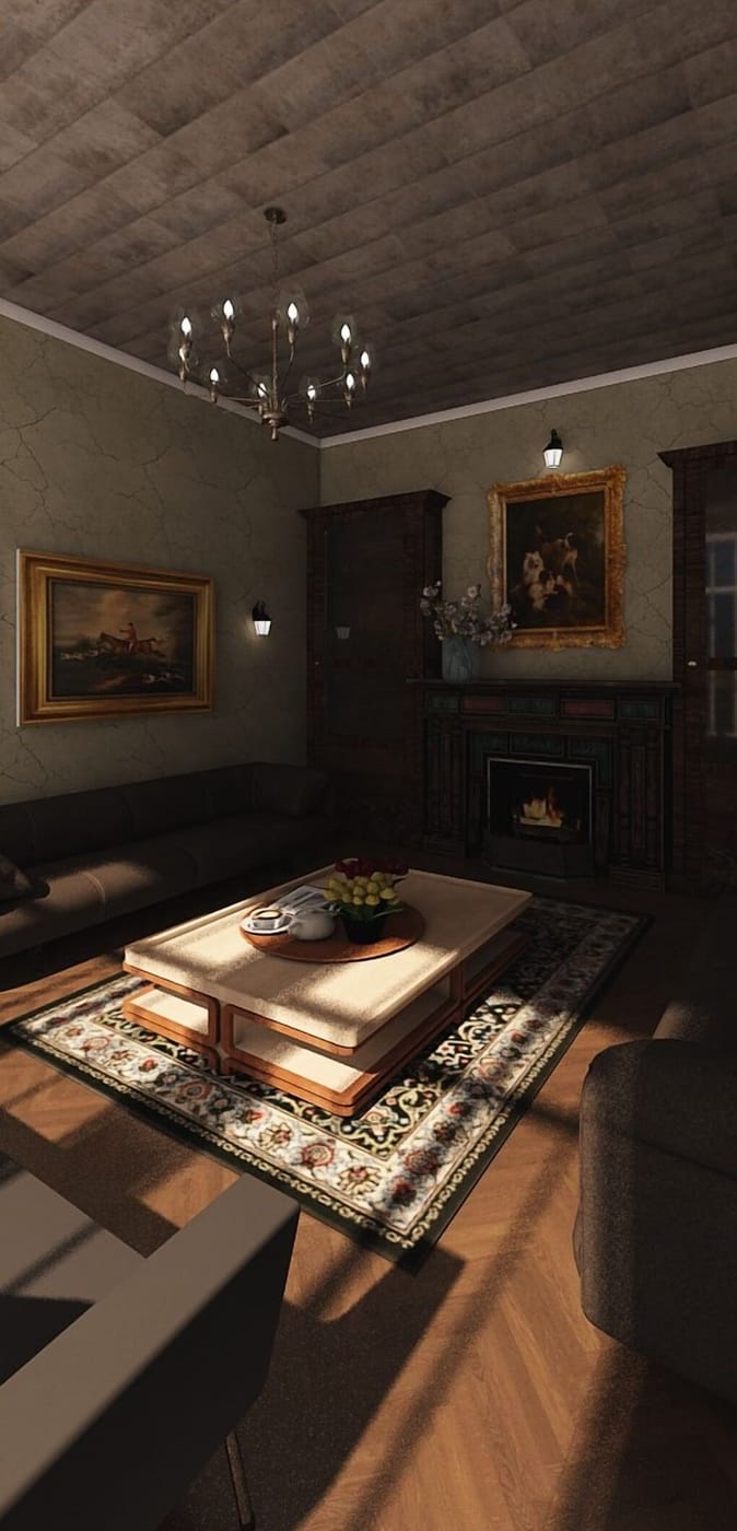 Traditional living room