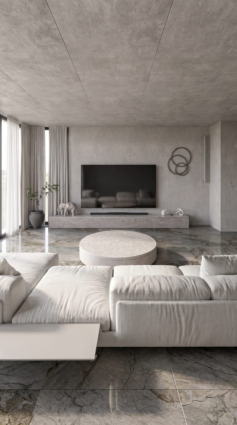 Mid-century living room