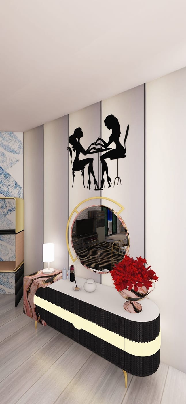 Mid-century bedroom
