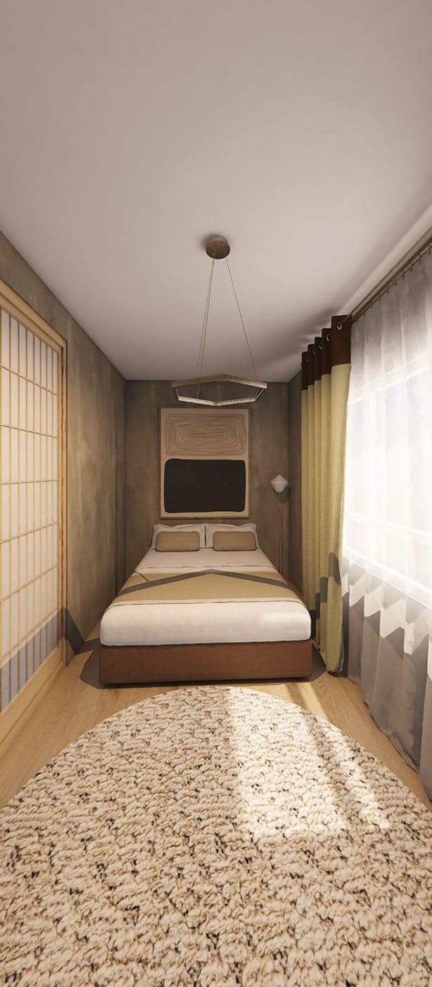 Japandi bedroom