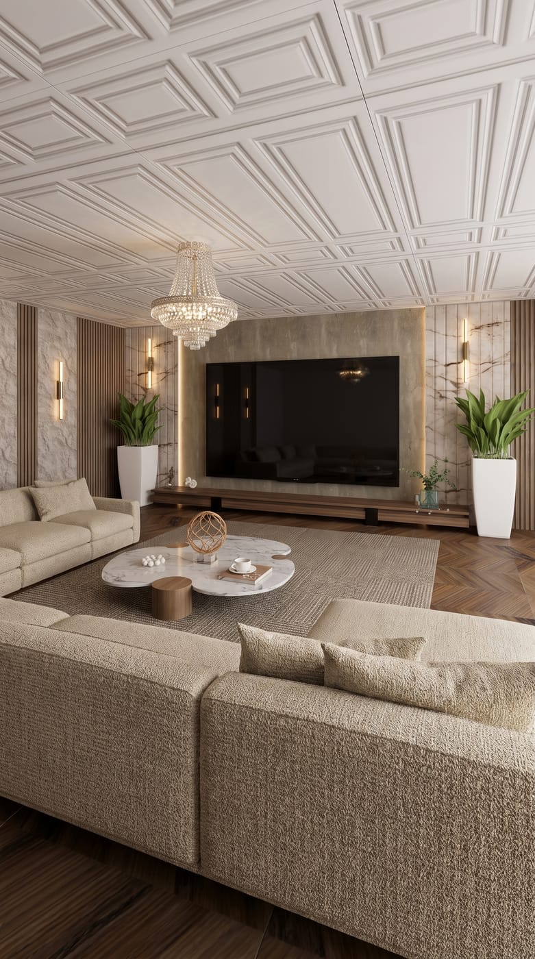 Mid-century living room