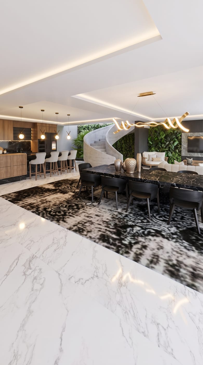 Contemporary living room