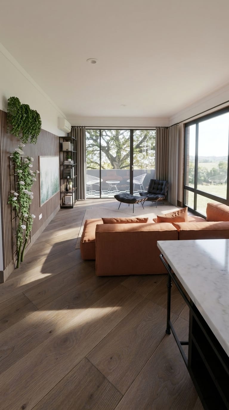 Mid-century living room