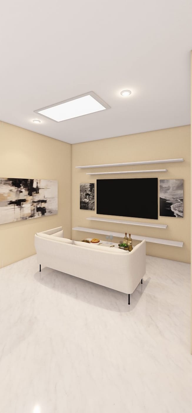 Mid-century living room