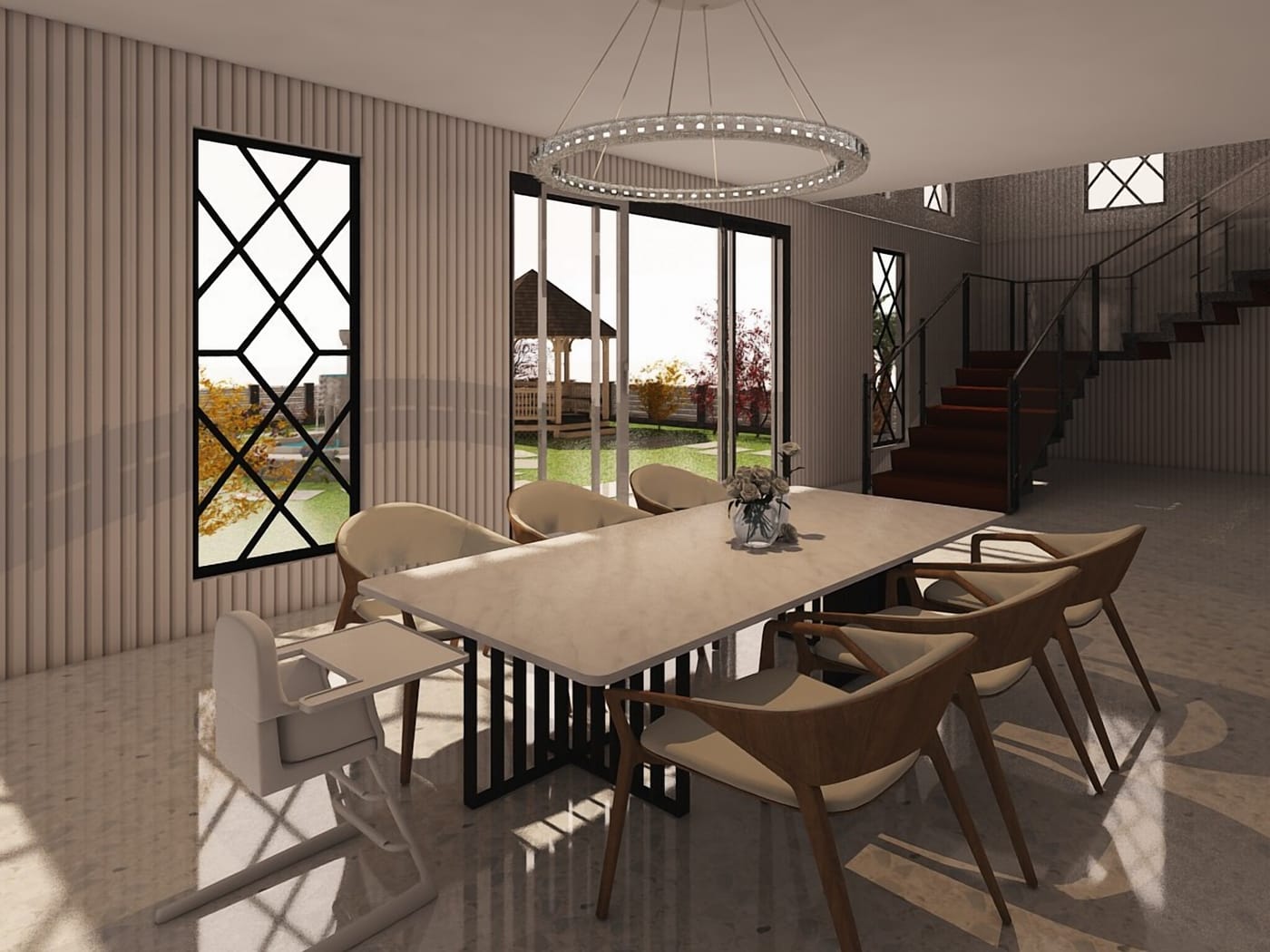 Contemporary dining room